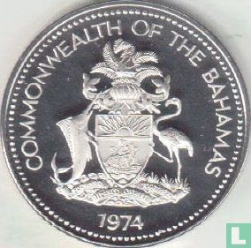 Bahamas 25 Cent 1974