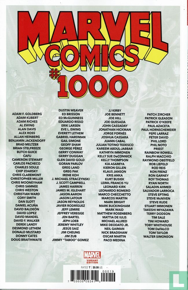 Marvel Comics #1000