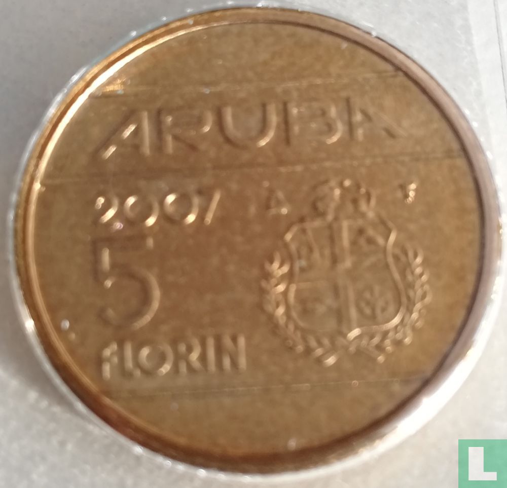 Aruba 5 florin 2007