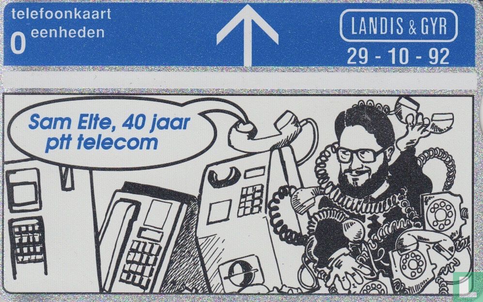 Sam Elte, 40 jaar PTT Telecom