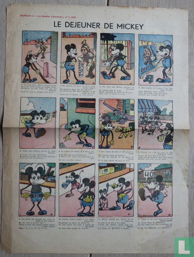 Le déjeuner de Mickey