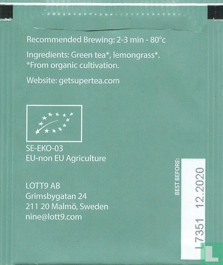 Green Tea Lemon Organic
