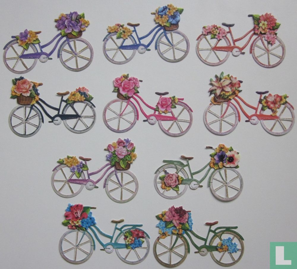 Roze damesfiets