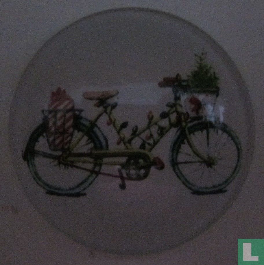 Versierde damesfiets