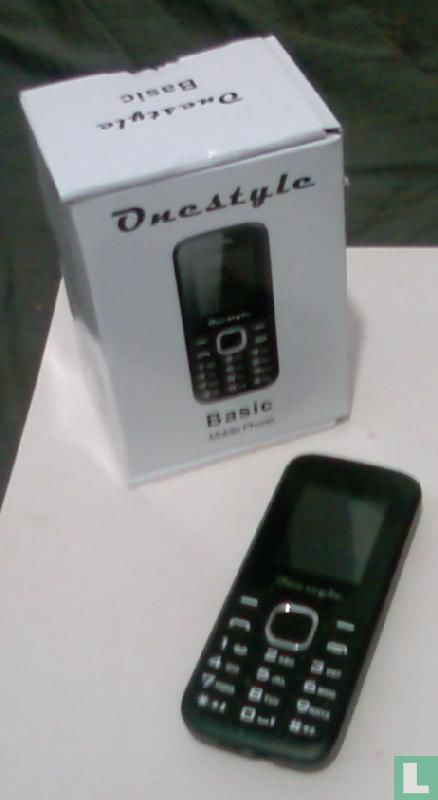 Corn Basic One style téléphone mobile portable avec touches 1,77 in Dual-Sim-noir 