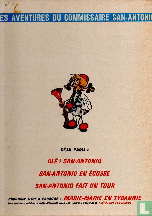San-Antonio chez les Grecs