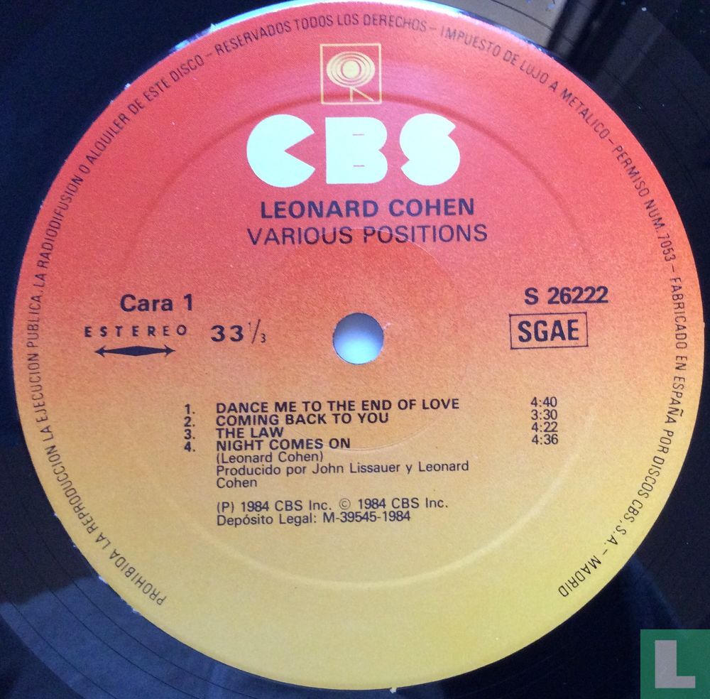 Various Positions