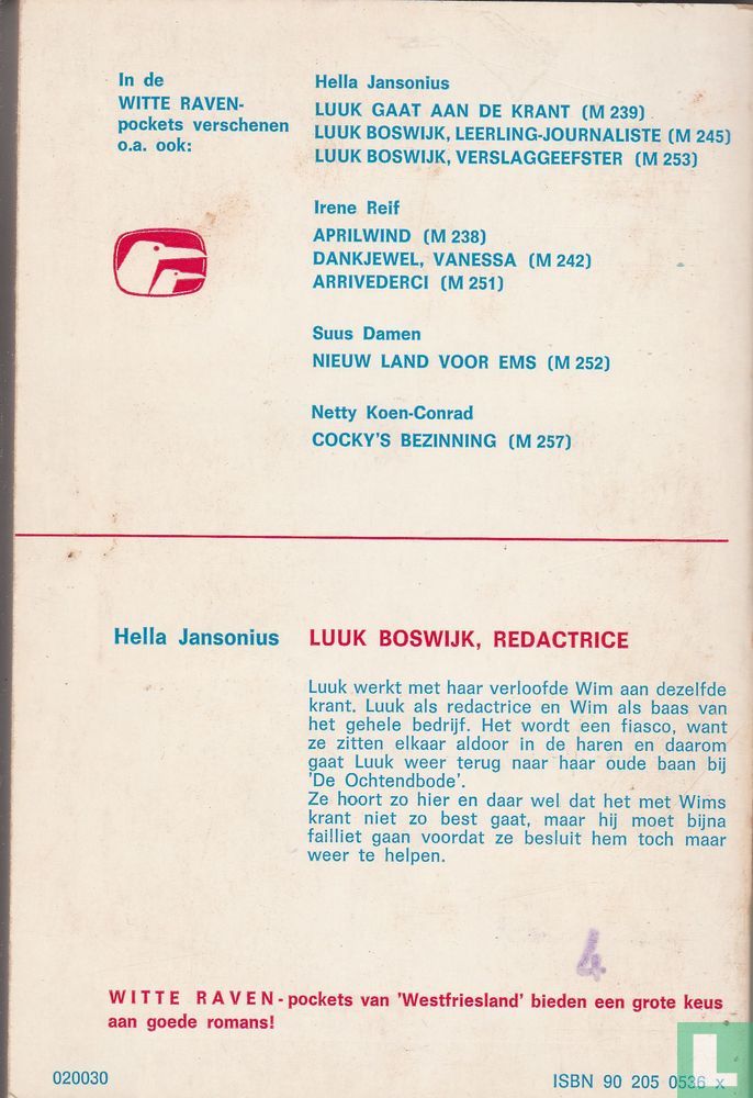 Luuk Boswijk, redactrice