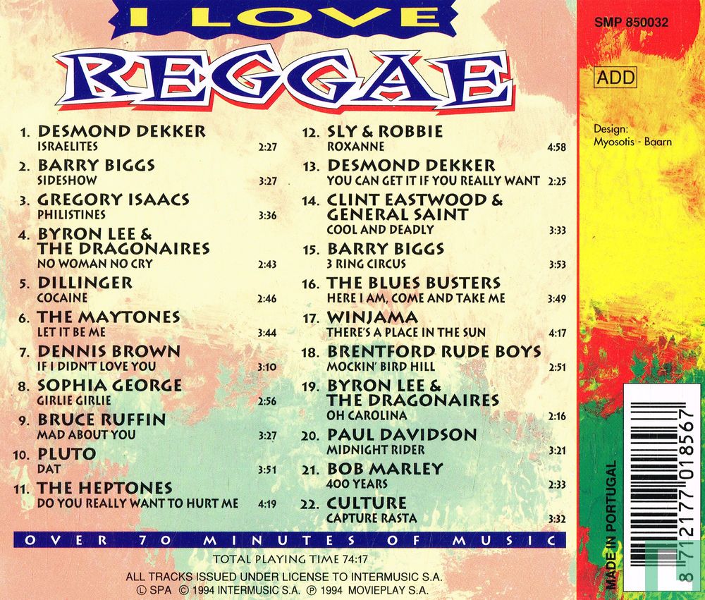 I Love Reggae