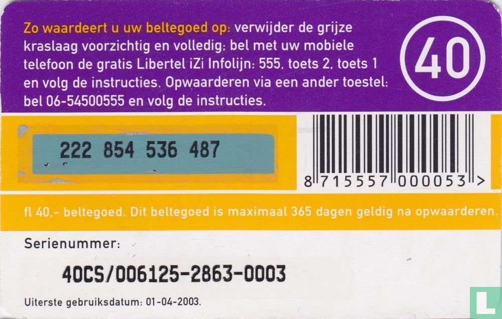 Libertel izi 40