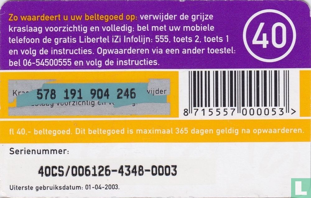 Libertel izi 40