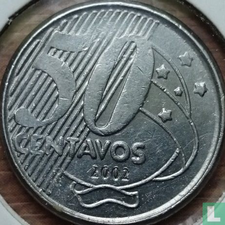 Brésil 50 centavos 2002