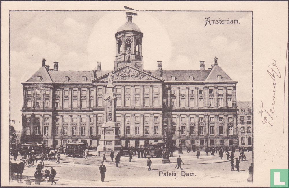 Amsterdam. Paleis, Dam.
