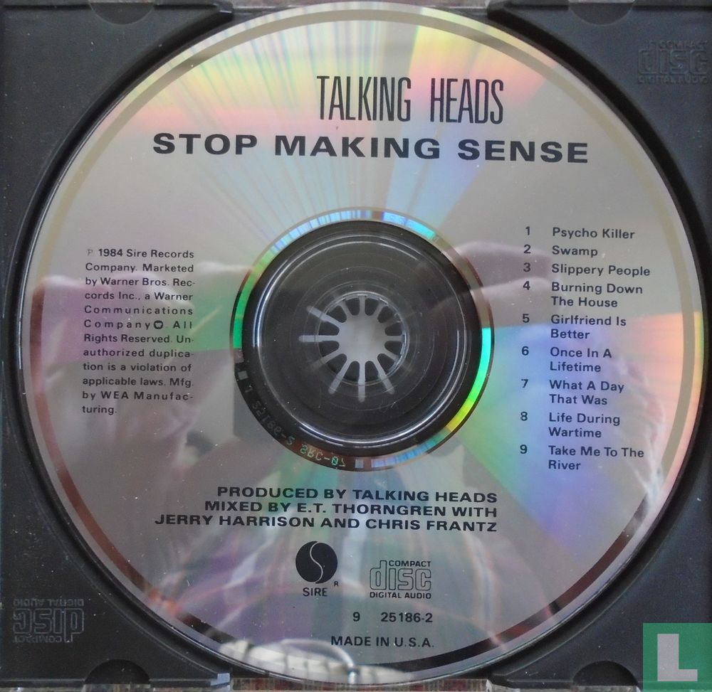 Stop Making Sense