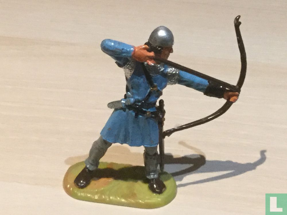 Medieval Archer Shooting downwards 