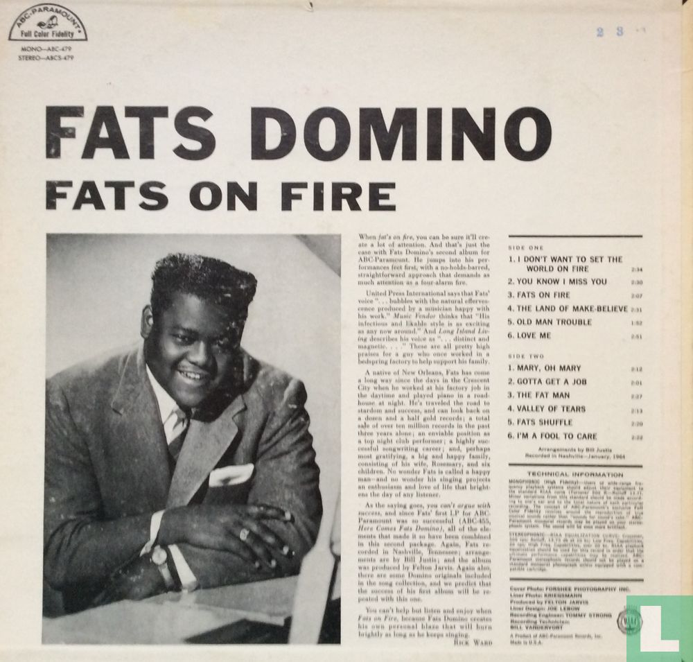 Fats on Fire