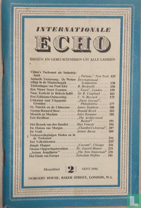 Internationale echo 2