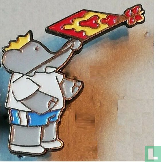 Koning Babar met vlieger