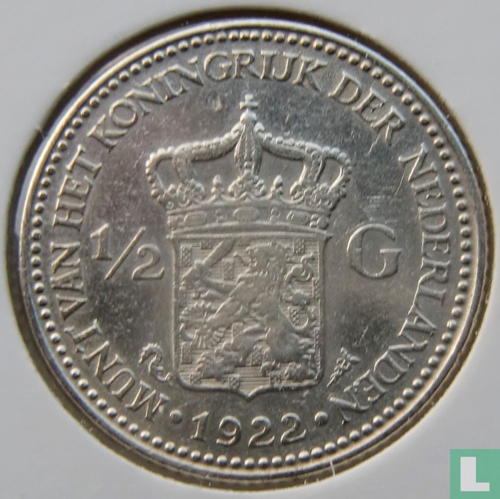 Pays-Bas ½ gulden 1922