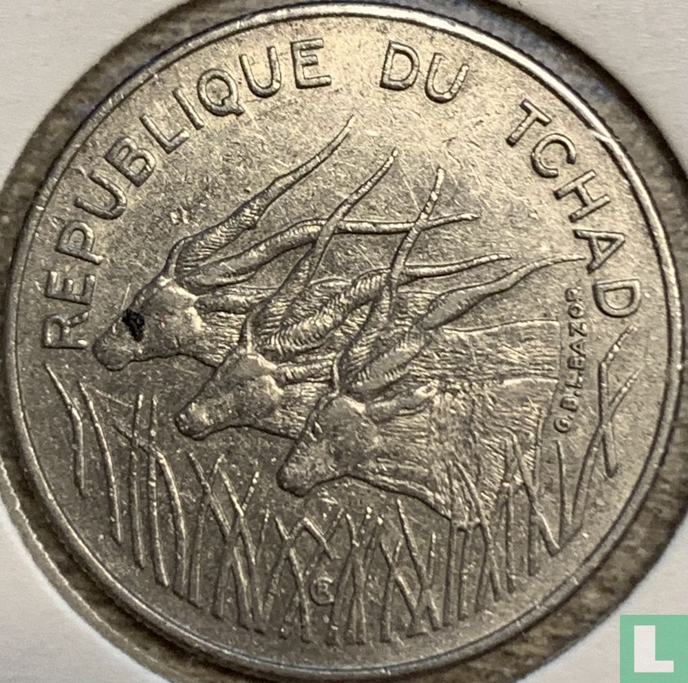 Tchad 100 francs 1978