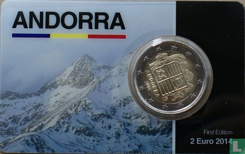 Andorra 2 euro 2014 (coincard)