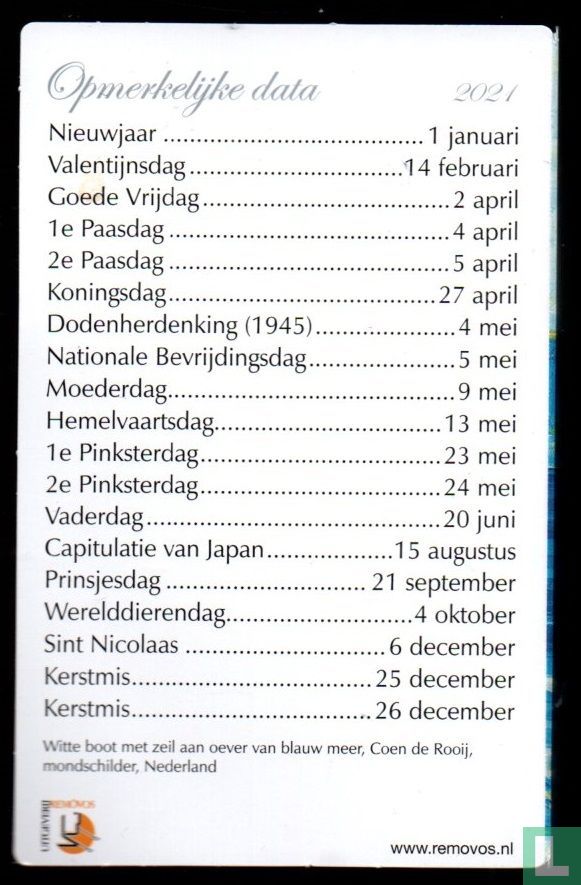 Kunstkalender 2021