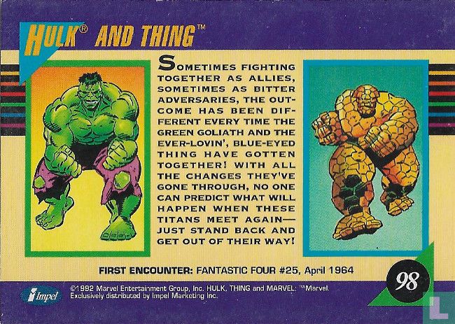 Hulk and Thing