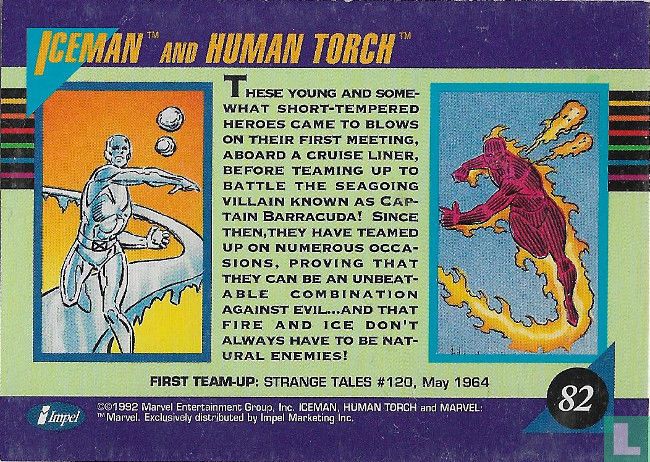 Iceman and Human Torch