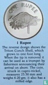 Seychelles 1 rupee 1992