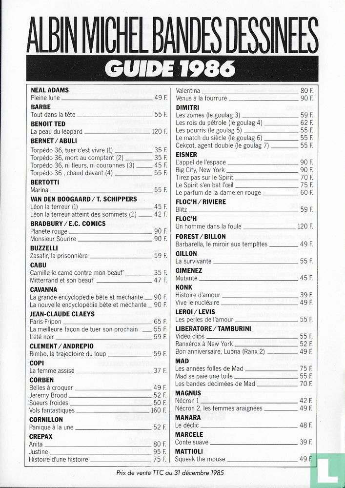 Guide 1986