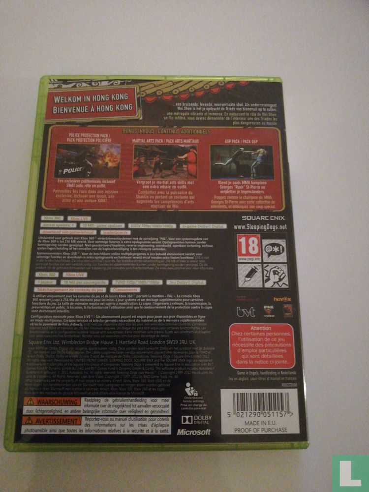 Sleeping Dogs Benelux Edition