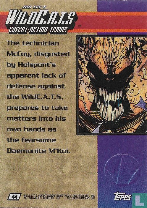 The technician McCoy, disgusted
