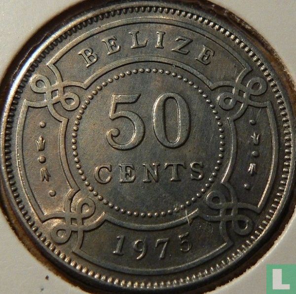 Belize 50 cent 1975