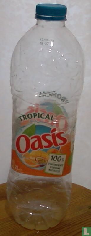 Oasis Tropical affiche 100 % d'ingrédients d'origine naturelle