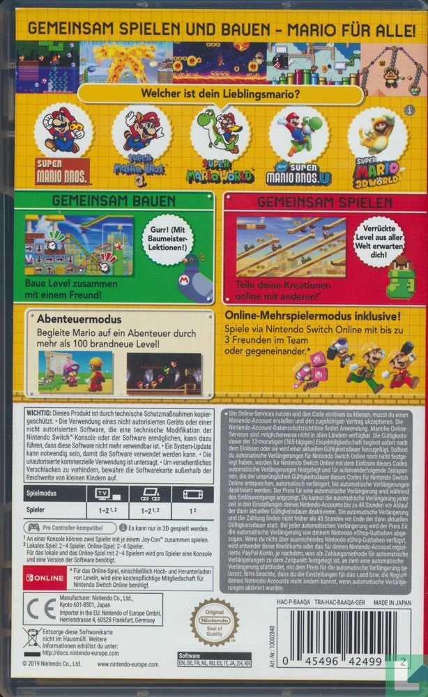 Super Mario Maker 2(limitierte edition)