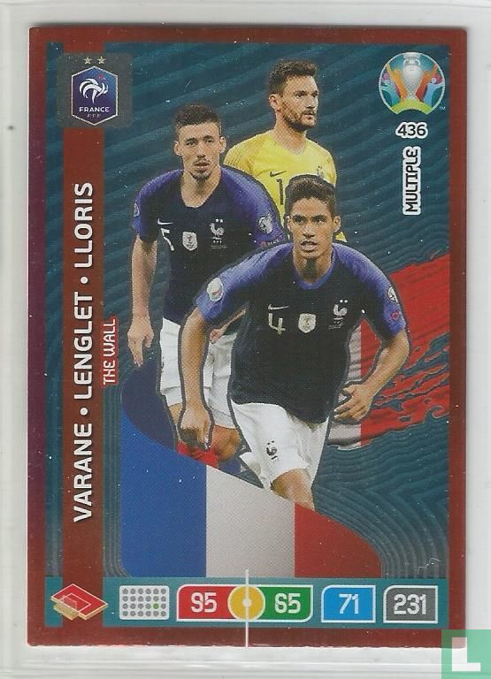Varane - Lenglet -Lloris