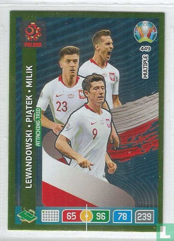 Lewandowski - Piątek - Milik