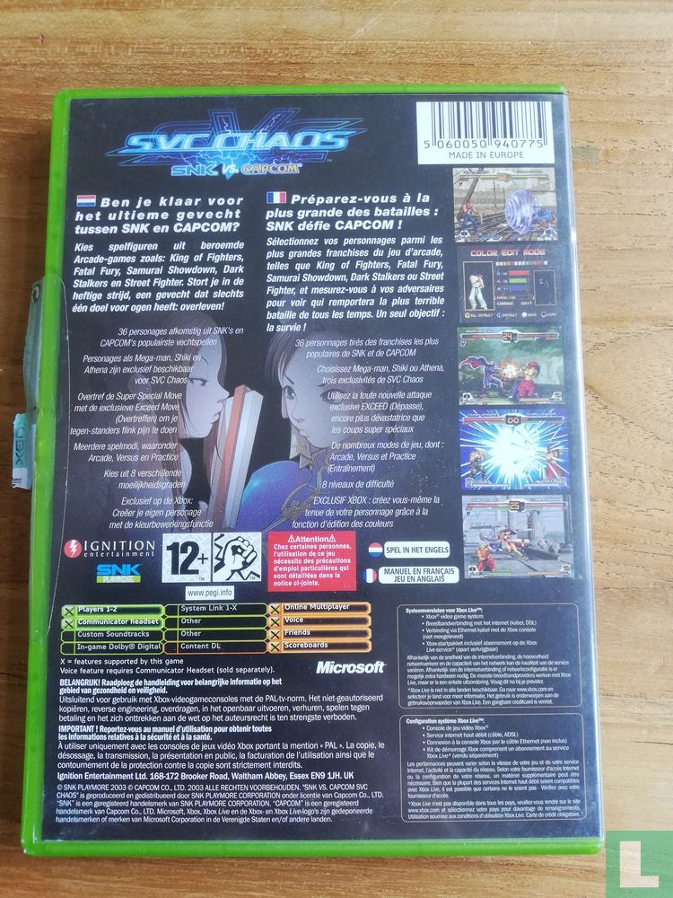 SVC Chaos: SNK vs Capcom