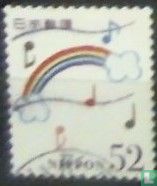 Greeting stamps congratulation
