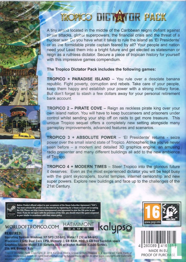 Tropico - Dictator Pack