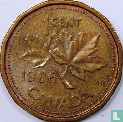 Canada 1 cent 1986