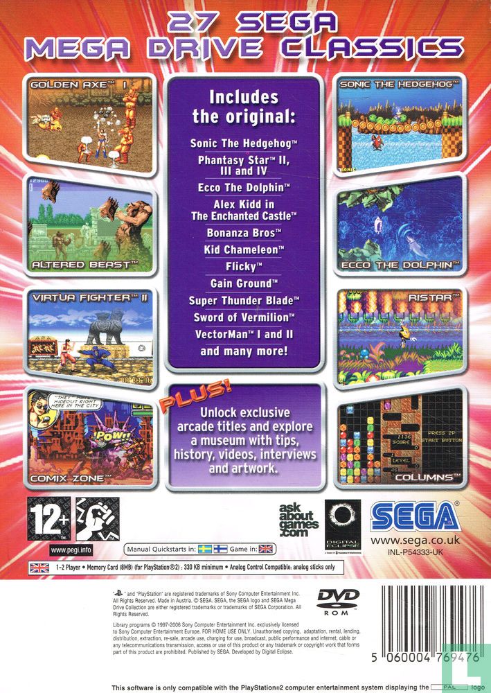 SEGA Megadrive Collection