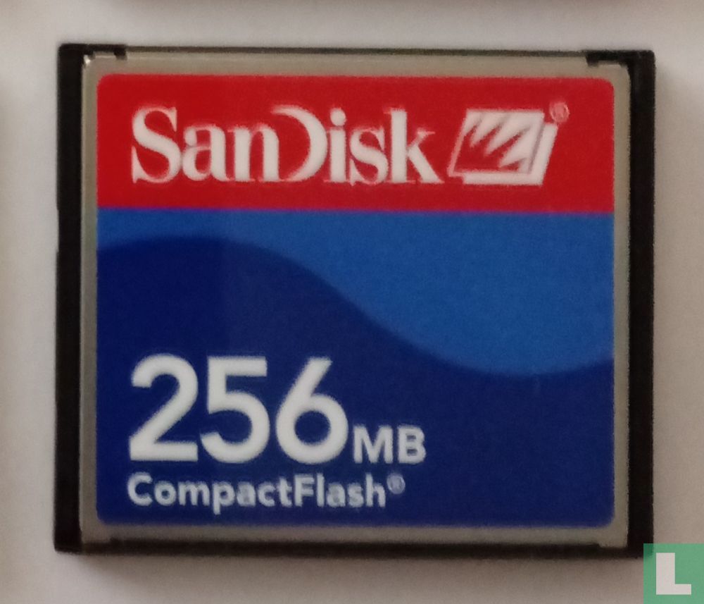 SanDisk CompactFlash kaart 256 Mb