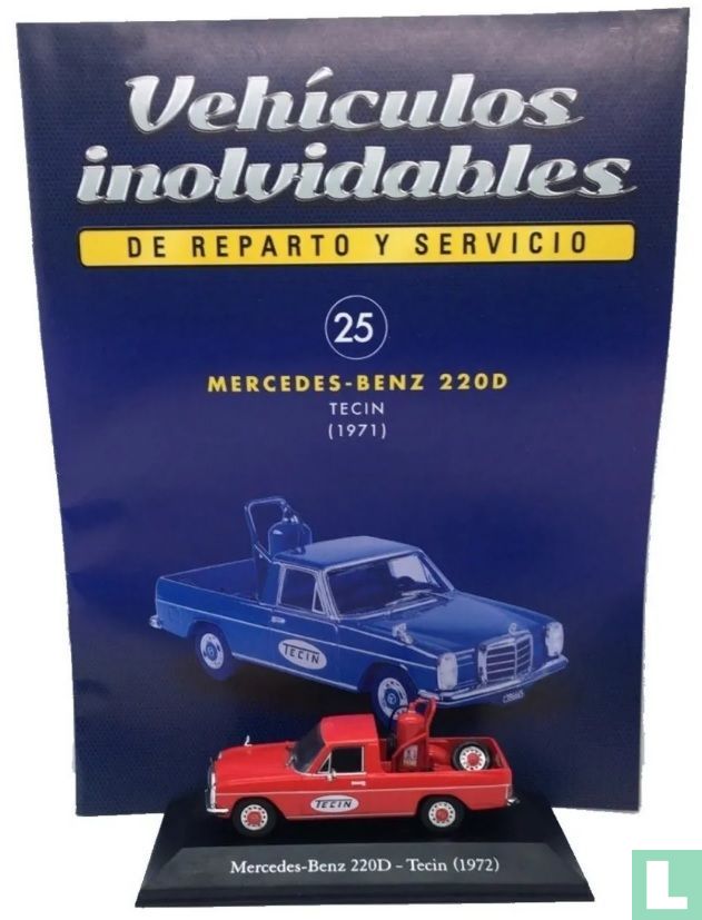 Mercedes-Benz 220D Pickup 1971 Tecin Fire IXO 1:43, Edizione Argentina Rara Con Rivista E Stand