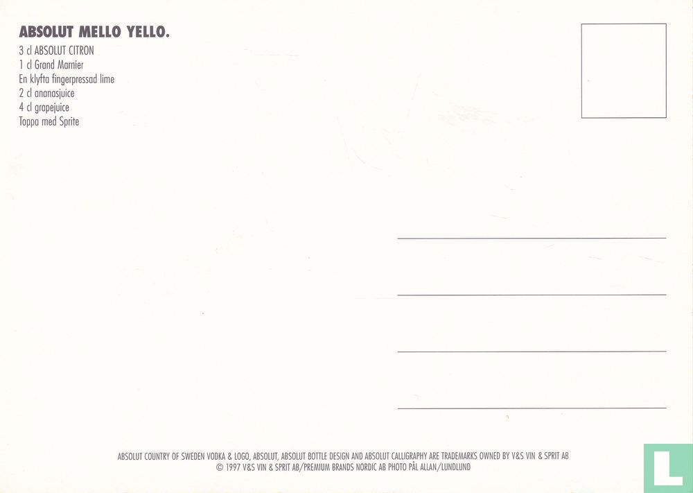 Absolut Mello Yello 9/18 