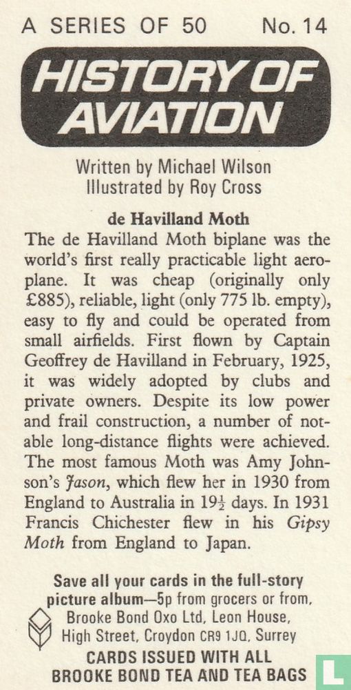 de Havilland Moth