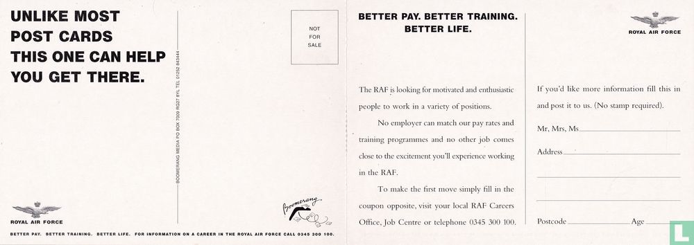 Royal Air Force "Like Most Postcards..."