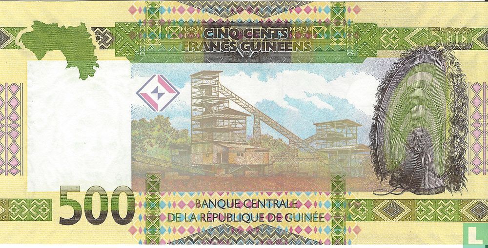 Guinée 500 Francs 2018