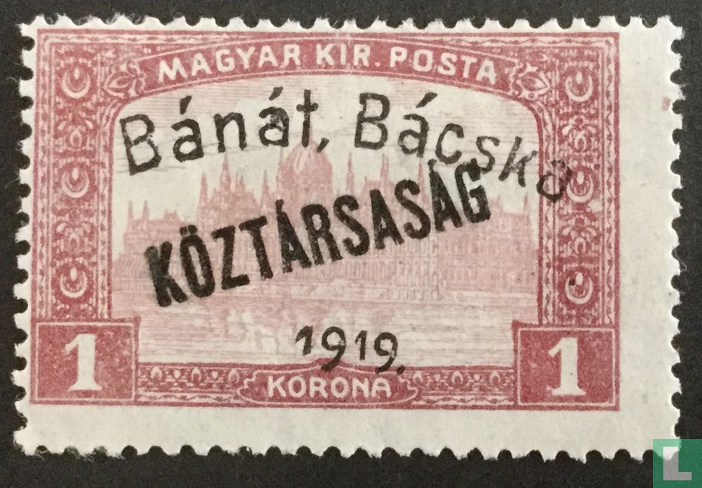 Budapest with overprint