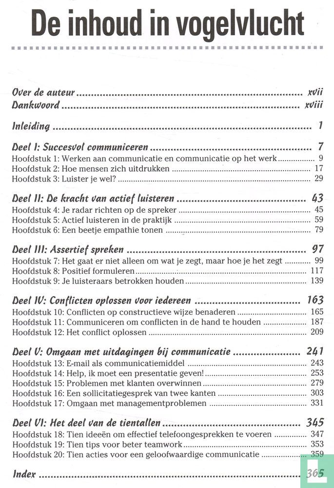Effectief communiceren 